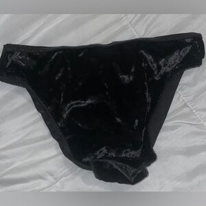 Used black panties